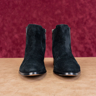 Donald Pliner Women Banks Black Leather Zip Ankle Chelsea Boots sz 9