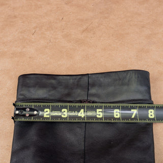 Sam Edelman Women Wide Calf Black Leather square toe Fashion Knee Boots sz 8.5