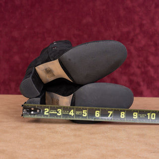 CentoDieci Women Black Suede Retro 90s Vintage Ankle boots sz 7.5US EUR 38