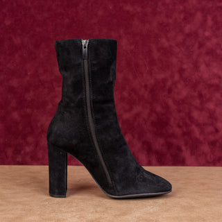 CentoDieci Women Black Suede Retro 90s Vintage Ankle boots sz 7.5US EUR 38