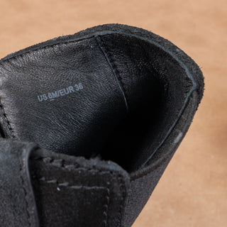 Vince Women Henderson Waterproof Chelsea Black Suede Boots sz 6US EUR 36