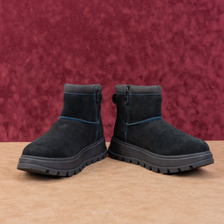 Koolaburra By UGG Women Black Suede Ultra Mini Hybrid Platform Boots 9US EUR 40