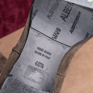 Alberto Fermani Women Brown Leather Riding Vintage Y2K Knee Boots 10.5US EUR40.5