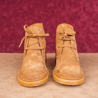 See by Chloe Women Brown Suede Lace-up Ankle Boots sz 9US EUR39