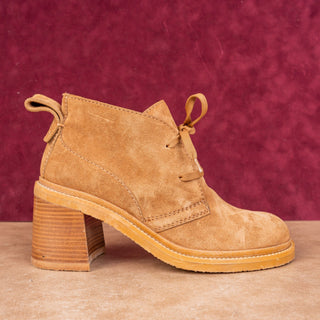 See by Chloe Women Brown Suede Lace-up Ankle Boots sz 9US EUR39