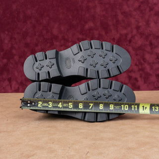 Sofft Women Samira Black Distressed Suede Chelsea Lug Ankle Boots size 8