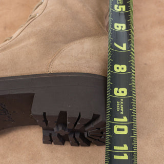 Sam Edelman Women Junip Tan Suede Festival Combat Boots Size 10
