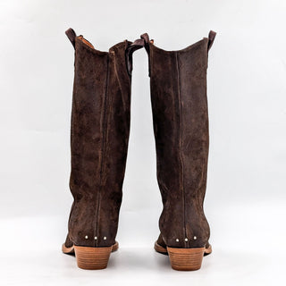 Free People X We The Free Wmn Brown Leather Cowboy Western Boots 9.5US EUR 39.5