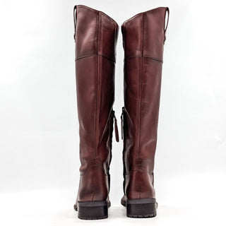 Sam Edelman Women Drina Brown Leather Equestrian Riding Boots size 9.5