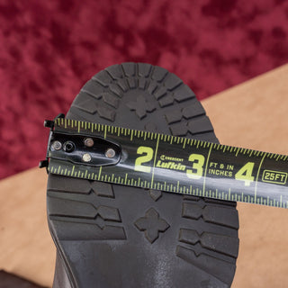 Ralph Lauren Women Sahara Brown Leather Riding Lug Knee Boots sz 9