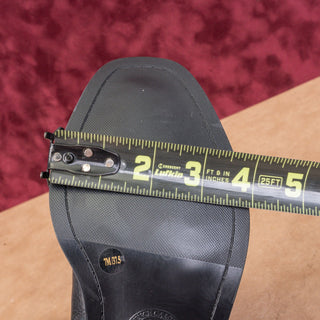 Vince Camuto Women Gin Black Leather Strap Stack heel Fashion Knee Boots sz 7