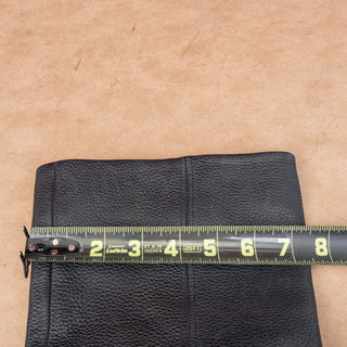 Vince Camuto Women Gin Black Leather Strap Stack heel Fashion Knee Boots sz 7