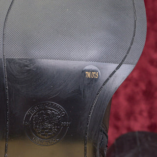 Vince Camuto Women Gin Black Leather Strap Stack heel Fashion Knee Boots sz 7