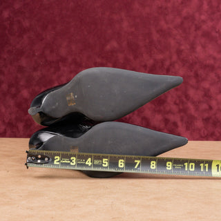 Jeffrey Campbell Women Darling Fashion Party Pointy Toe Black Leather Boots sz 9