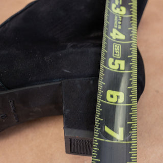 Arche Paris Women Black Garnet Nubuck Zip Heel Fashion Ankle Boots 9-9.5US EUR40