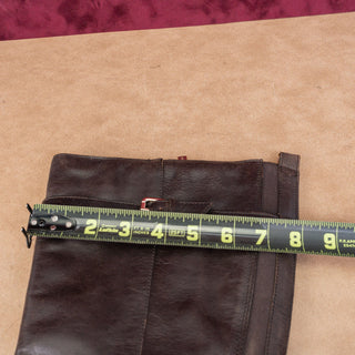 Rockport Women Harper Dark Brown Leather Wide Calf Lightweight Knee boots sz 7