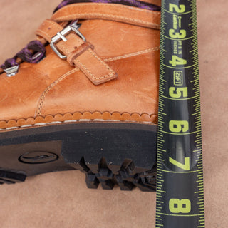 Tabitha Simmons Women Neela Hiker Boots Brown Leather sz 7-7.5US EUR38