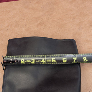 Dolce Vita Women Fl Black Leather Zip Square Toe Dress Fashion Knee Boots sz 8