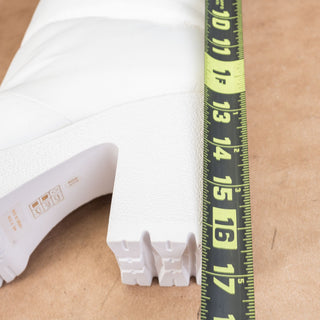 Jeffrey Campbell Wmn Doubt Fabric Puffy White Platform Block Heel Snow Boots 10