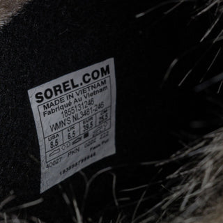 Sorel Women Joan of Artic Tan Faux Fur Waterproof Snow Winter Boots size 8.5