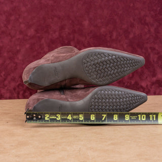 Cole Haan Women Go to Janece Plum Suede GrandOS Zip Pointy Knee Boots sz 10