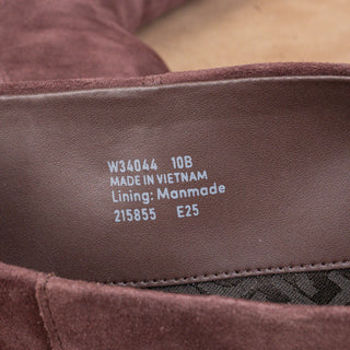 Cole Haan Women Go to Janece Plum Suede GrandOS Zip Pointy Knee Boots sz 10