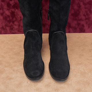 Cole Haan Women Duchess Black Suede OTK GrandOs Fashion Fall Boots sz 8