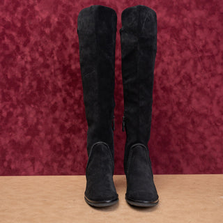 Cole Haan Women Duchess Black Suede OTK GrandOs Fashion Fall Boots sz 8
