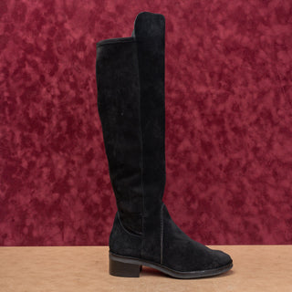 Cole Haan Women Duchess Black Suede OTK GrandOs Fashion Fall Boots sz 8
