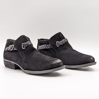 Born Women Nolina Black Leather Comfort Boots size 7.5M