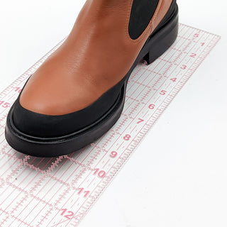 Frame Paris Women Le Holland Brown Leather Chelsea Boots Size 6.5 EUR 37
