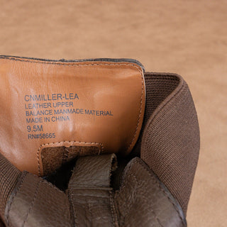 Caslon Women Miller Brown Leather Water Resistant Chelsea Ankle Boots Sz 9.5