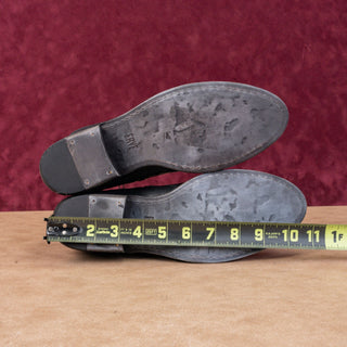 Frye Women Carson Piping Black Leather Western Fashion Ankle Boots sz 10