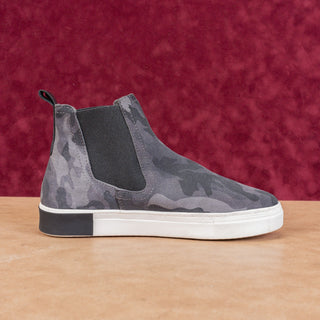 Strauss and Ramm Chelsea S Men Camo Suede Casual Comfortable Boots size 9