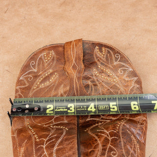 Idyllwind Women Sweet Tea Brown Leather Snip-toe Western Cowboy Boots sz 6