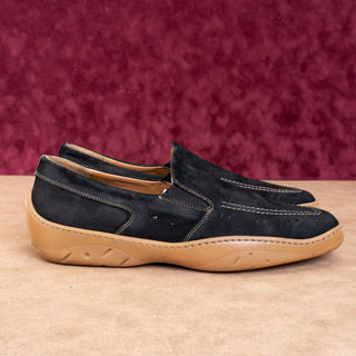 Michael Toschi Men Antibac CIS Comfortable Cusion Black Leather Loafers Sz 12M