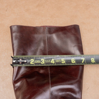 Etienne Aigner Women Brown Leather Riding Country Cottage Fashion Boots sz 9.5