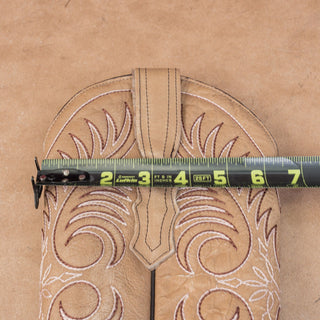 Circle G by Corral Woman Sand Cowhide Leather Western Cowboy Knee Boots sz 6.5