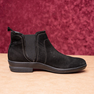 David Tate Women Torino Black Suede Regular Fit Ankle Boots sz 11