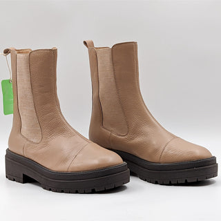 Sam Edelman Women Wellington Cedarwood Comfort Chelsea Suede Boots 10