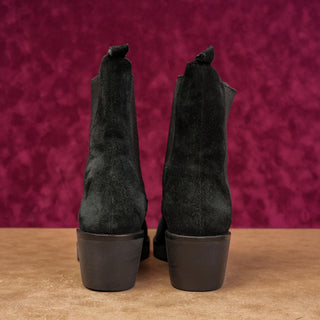 ASH Women Shake Black Suede Western Cowboy Chelsea Boots size 10US EUR40