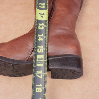 Blondo Women Brown Leather Waterproof Classic Riding Barn Fashion Boots sz 7.5