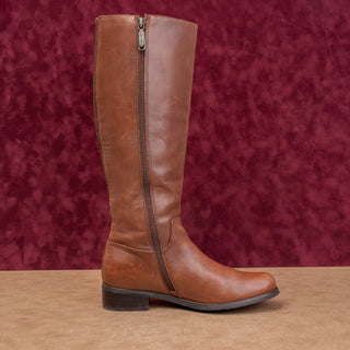 Blondo Women Brown Leather Waterproof Classic Riding Barn Fashion Boots sz 7.5