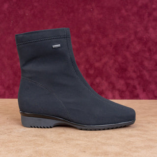 Ara Women Black Fabric Gore-tex Wedge Ankle Boots sz 7US UK 4.5