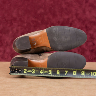 Aquatalia Women Faylynn Brown Leather Zip Elastic Panel Ankle Boots sz 8