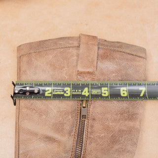 Born Women Y2K Vintage Modern Western Strap Brown Grunge Boho Cottage Boots 8.5