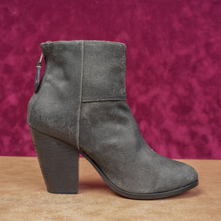 Rag&Bone Wmn Newbury Grey Distressed Leather Western Party Boots 9.5US EUR40