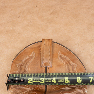 Idyllwind Women Cross Western Cowboy Brown Leather Slip-on Square Toe Boots 8.5