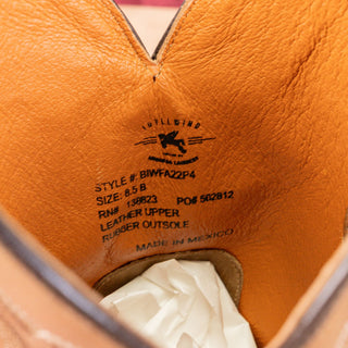 Idyllwind Women Cross Western Cowboy Brown Leather Slip-on Square Toe Boots 8.5