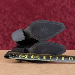 Vince Camuto Women Paulie Black Leather Wide Calf OTK Western Fashion Boots sz 6